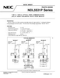 Datasheet NDL5551P1 manufacturer NEC